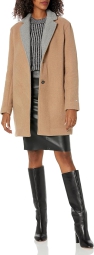 Жіноче пальто Tommy Hilfiger на ґудзиках 1159797328 (Коричневий, XXL)