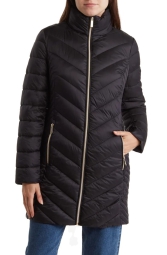 Женская стеганая куртка Michael Kors 1159798053 (Черный, XS)