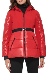 Женская стеганая куртка Guess Softshell 1159803303 (Красный, M)