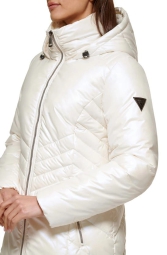 Куртка Guess с капюшоном 1159804374 (Молочный, XL)
