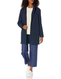 Женское пальто Tommy Hilfiger на пуговицах 1159805047 (Синий, XXL)