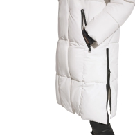 Женская стеганая куртка DKNY с капюшоном 1159807822 (Белый, XL)