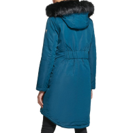 Парка с капюшоном Guess с отделкой из искусственного меха 1159832059 (Синий S)