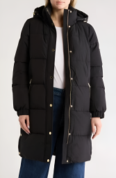 Женская стеганая куртка Michael Kors 1159833246 (Черный XS)