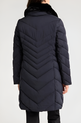 Женская куртка Michael Kors с меховым воротником 1159833247 (Синий S)