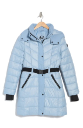 Стьобана куртка-пуховик Michael Kors 1159834024 (Блакитний L)