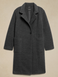 Пальто жіноче Banana Republic 1159835262 (Сірий S)