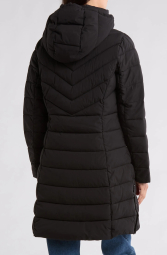 Женская стеганая куртка Michael Kors 1159836251 (Черный M)