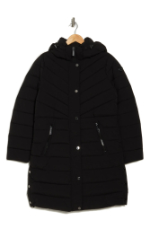 Женская стеганая куртка Michael Kors 1159836251 (Черный M)
