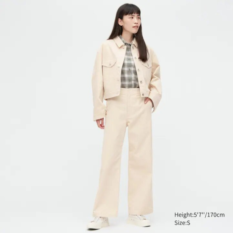 Вельветовая куртка на пуговицах UNIQLO 1159772955 (Бежевый, XL)