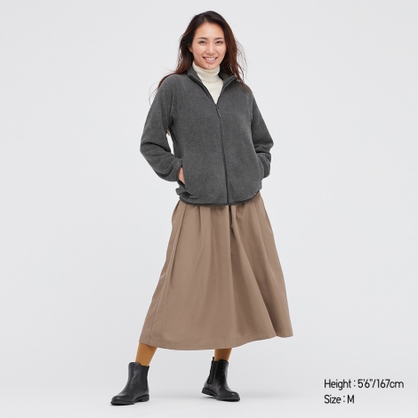 Флисовая куртка на молнии UNIQLO 1159775263 (Серый, XS)