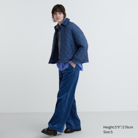 Женская ультралегкая куртка UNIQLO 1159797029 (Синий, M)