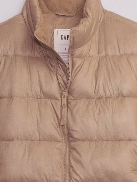 Тепла жіноча куртка GAP пуховик 1159795624 (Бежевий, XL)