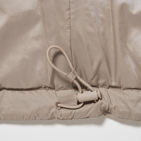 Женская ультралегкая куртка UNIQLO 1159797030 (Бежевый, L)