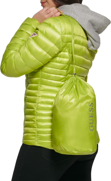 Жіноча стьобана куртка Guess 1159803737 (Зелений, XL)
