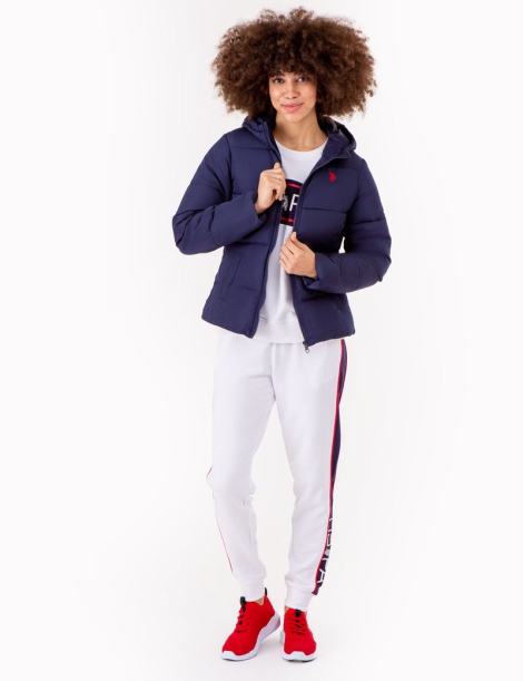 Жіноча куртка U.S. Polo Assn 1159803787 (Білий/синій, XS)