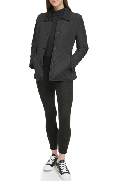 Жіноча стьобана куртка Calvin Klein 1159804285 (Чорний, L)