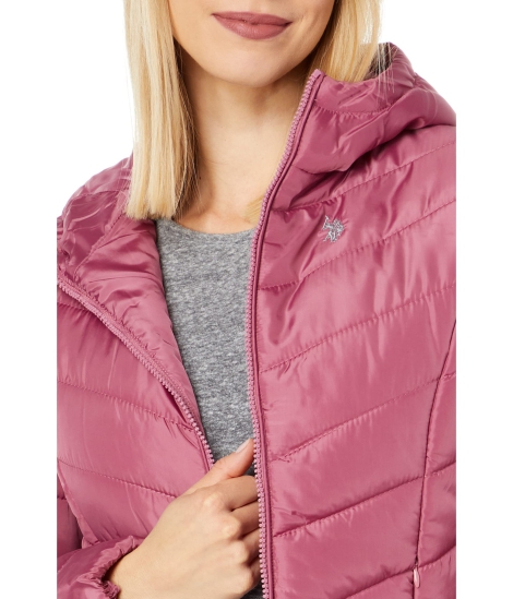 Женская куртка U.S. Polo Assn 1159804535 (Розовый, XL)