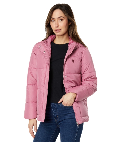 Женская куртка пуховик U.S. Polo Assn 1159804549 (Розовый, XS)