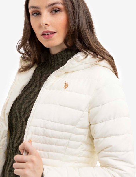 Жіноча куртка U.S. Polo Assn. 1159804487 (Білий, XL)