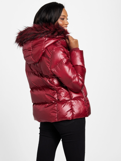 Женская стеганая куртка Guess 1159805249 (Красный, XS)