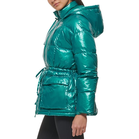 Женская теплая куртка Levi's 1159805671 (Зеленый, XL)