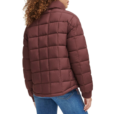 Жіноча стьобана куртка Levi's 1159831857 (Коричневий XL)