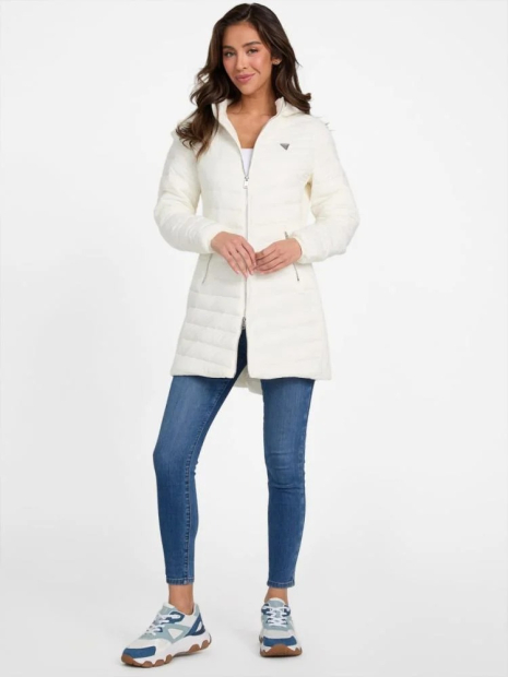 Женская стеганая куртка Guess 1159833343 (Белый XL)