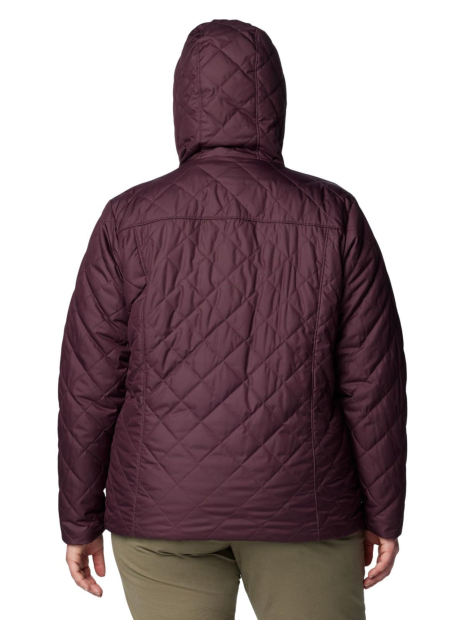 Женская стеганая куртка Columbia Copper Crest II Hooded 1159833710 (Бордовый 1X)
