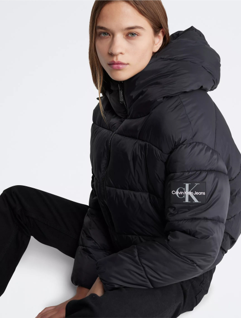 Жіночий пуховик короткий Calvin Klein 1159835814 (Чорний 3X)