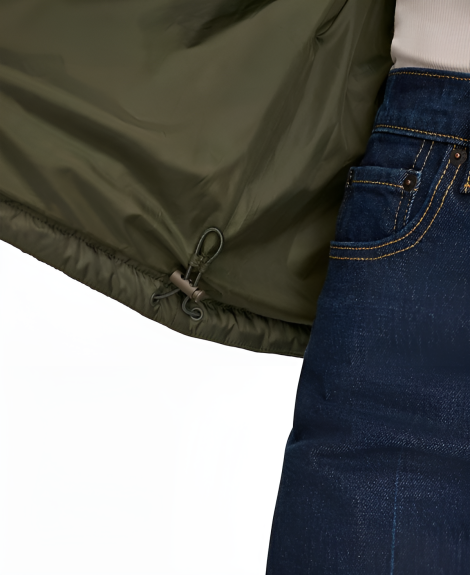 Жіноча стьобана куртка Levi's 1159836240 (Зелений M)