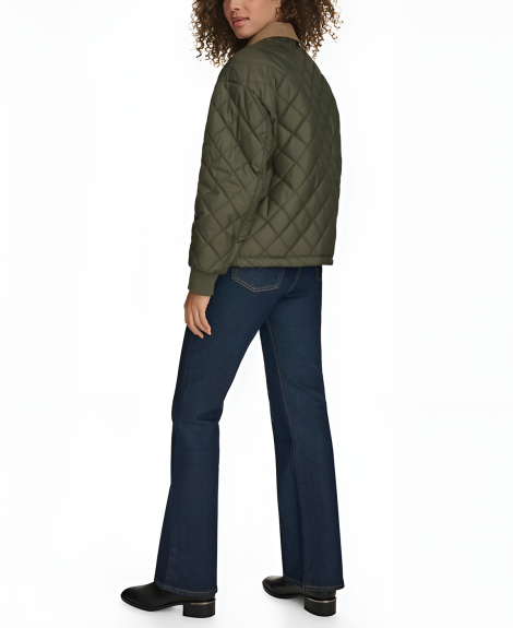 Жіноча стьобана куртка Levi's 1159836240 (Зелений M)
