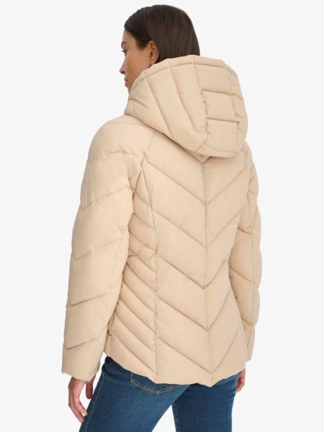 Женская стеганая куртка Tommy Hilfiger 1159837960 (Бежевый XL)
