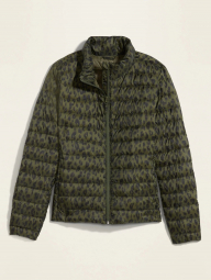 Стеганая теплая женская куртка Old Navy art475846 (Зеленый, размер L)