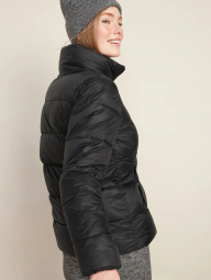 Стеганая теплая женская куртка Old Navy art452371 (Черный, размер L)