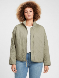 Куртка женская стеганая GAP 1159761284 (Зеленый, XXL)