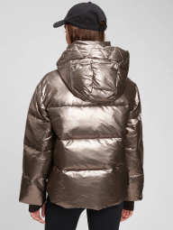 Укороченная теплая женская куртка GAP 1159765018 (Серый, XL)