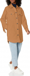 Модная женская куртка-рубашка Levi's 1159767919 (Бежевый, M)