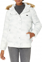 Женская куртка Levi's с капюшоном 1159768048 (Белый, XL)
