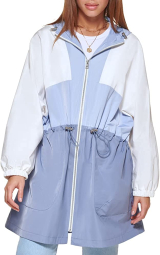 Женская непромокаемая куртка Levi's в стиле колор-блок 1159770348 (Голубой, XS)