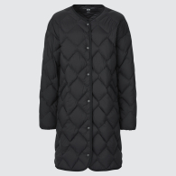 Женское ультралегкое пальто на пуху UNIQLO 1159774171 (Черный, XS)