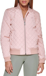 Женская стеганая куртка-бомбер Levi's 1159775231 (Розовый, 1X)