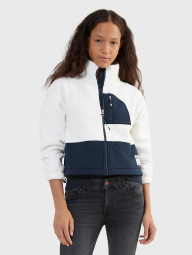 Женская меховая куртка Tommy Hilfiger шерпа 1159776002 (Белый, M)