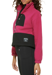 Женская меховая куртка Tommy Hilfiger шерпа 1159776704 (Розовый, XL)