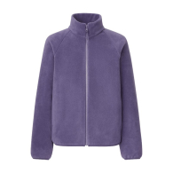 Флисовая куртка на молнии UNIQLO 1159776479 (Фиолетовый, M)