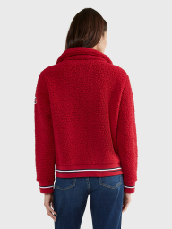 Женская меховая куртка Tommy Hilfiger шерпа 1159777259 (Красный, L)