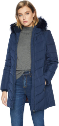 Женская стеганая куртка Tommy Hilfiger на молнии 1159778827 (Синий, XS)
