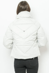 Женская куртка Guess укороченный пуховик 1159780206 (Серый, XS)