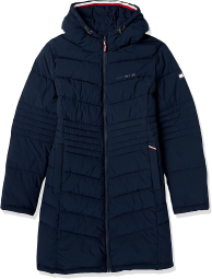 Женская стеганая куртка Tommy Hilfiger на молнии 1159781492 (Синий, XL)