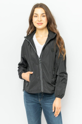 Женская куртка Armani Exchange ветровка с капюшоном 1159782961 (Черный, L)